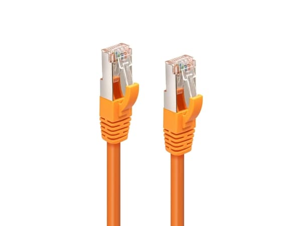 MicroConnect - Koblingskabel - RJ-45 (hann) til RJ-45 (hann) - 15 m - S/FTP - CAT 6a - halogenfri, formstøpt - oransje