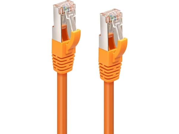 MicroConnect - Koblingskabel - RJ-45 (hann) til RJ-45 (hann) - 15 m - S/FTP - CAT 6a - halogenfri, formstøpt - oransje