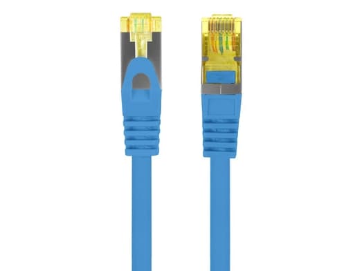 PATCHCORD CAT.6A S/FTP LSZH CU 2M SININEN FLUKE LÄPÄISSYT LANBERG