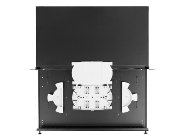 LANBERG FIBEROPTISK SWITCH 24XST / 24XFC D-HÅL RACK 19" 1U SVART + TILLBEHÖR