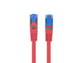 Miniatyrbilde 4 av 5: Lanberg - Koblingskabel - RJ-45 (hann) til RJ-45 (hann) - 25 cm - 6 mm - S/FTP - CAT 6a - halogenfri, uten hindringer, rund, flertrådet - RAL 3017, r