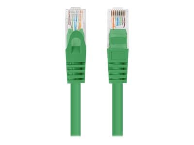 Lanberg - Koblingskabel - RJ-45 (hann) til RJ-45 (hann) - 7.5 m - 5.4 mm - U/UTP, uskjermet - CAT 6 - uten hindringer, formstøpt - green RAL6024