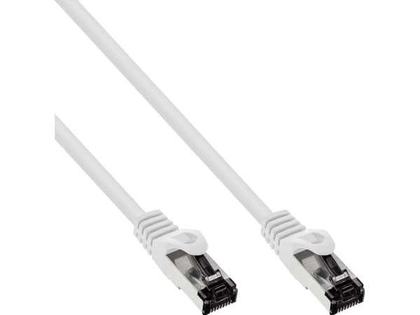 InLine 78807W, 7,5 m, Cat8.1, S/FTP (S-STP), RJ-45, RJ-45, Hvit