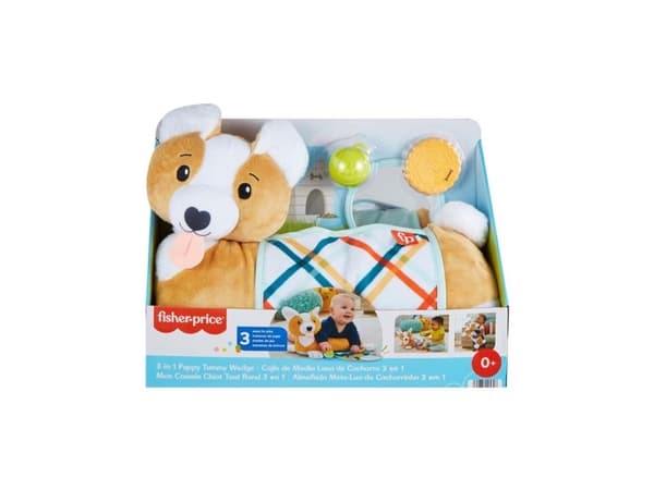 Fisher-Price 3-i-1 Valpmagkudde, 0 År, Tyg, Plast, Multifärg