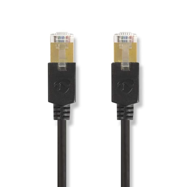 Nedis CAT6 Verkkokaapeli | RJ45 uros | RJ45 uros | F/UTP | 2.00 m | Pyöreä | LSZH / PVC | Antrasiitti | Laatikko