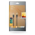 Miniatyrbillede 4 af 4: Nedis Kat 6 kabel | RJ45 Han | RJ45 Han | F/UTP | 5.00 m | Runde | LSZH / PVC | Antracit | Window Box