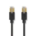 Miniatyrbillede 1 af 4: Nedis Kat 6 kabel | RJ45 Han | RJ45 Han | F/UTP | 5.00 m | Runde | LSZH / PVC | Antracit | Window Box