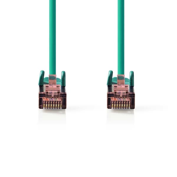 Nedis Kat 6 kabel | RJ45 Han | RJ45 Han | S/FTP | 1.00 m | Runde | LSZH | Grøn | Konvolut