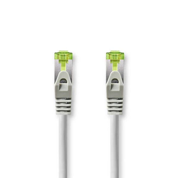 Nedis CAT7 verkkokaapeli | S/FTP | RJ45 uros | RJ45 uros | 2.00 m | Snagless | Pyöreä | LSZH | Harmaa | Laatikko