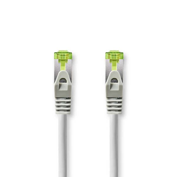 Nedis CAT7 netværkskabel | S/FTP | RJ45 Han | RJ45 Han | 5.00 m | Snagless | Runde | LSZH | Grå | Box