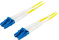 Miniatyrbillede 1 af 3: DELTACO fiberkabel, <b>LC - LC</b>, 9/125, OS2, duplex, singlemode, 10