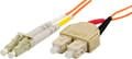 Miniatyrbild 1 av 3: DELTACO Fiberkablage LC - SC, duplex, multimode, 62,5/125, 10m (LCSC-10M)