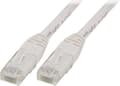 Miniatyrbilde 1 av 3: DELTACO UTP Cat5e patchkabel 0.5m,hvit