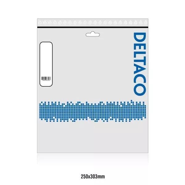 DELTACO UTP Cat6 patchkabel 0,75m, vit