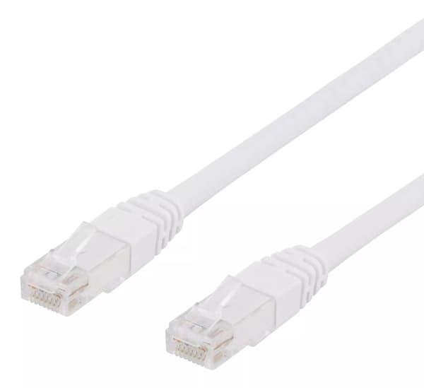 DELTACO UTP Cat6 patchkabel 5m,hvit