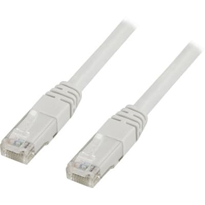 DELTACO UTP Cat6 patchkabel 5m,hvit
