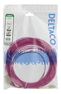 Miniatyrbilde 4 av 4: DELTACO OM4 Fiberkabel, LC - SC, dupleks, multimode, 50/125, 10m