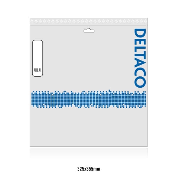 DELTACO, U/UTP, Cat6a patchkabel, LSZH, 20m, grå