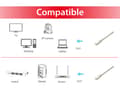 Miniatyrbilde 3 av 5: Equip 645602, 3 m, Cat6a, S/FTP (S-STP), RJ-45, RJ-45, Grå