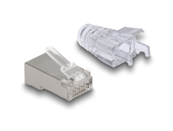 Delock - Nettverkkontakt - RJ-45 (hann) åpning foran - FTP - CAT 6 (en pakke 50)