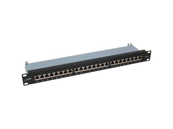 InLine 4043718076215, Cat6, Sort, Reolmontering, 19U