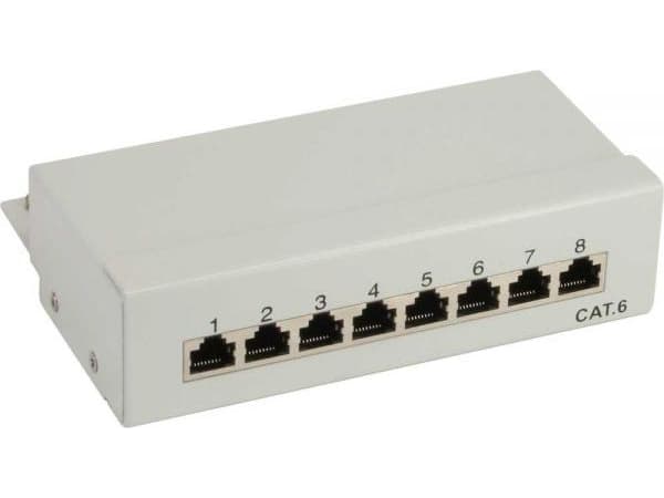 InLine 76208A, RJ-45, Grå