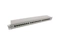 Miniatyrbilde 1 av 2: InLine 76824I, Cat6a, Grå, Rackmontering, 1U, 482,6 mm
