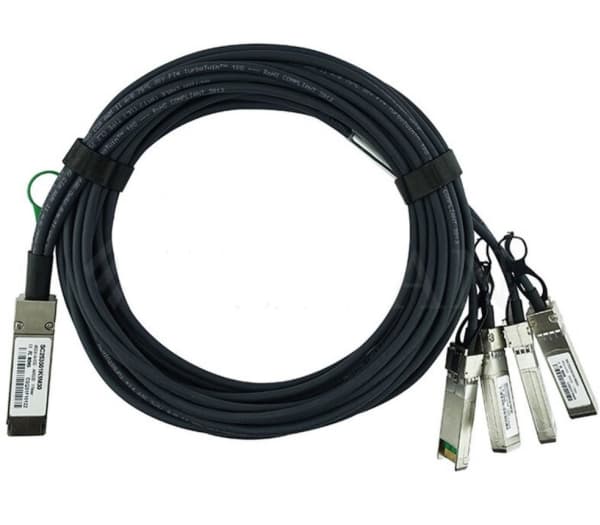BlueOptics X4DACBL3-BL, 3 m, DAC, QSFP, 4x SFP+