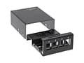 Miniatyrbild 3 av 5: InLine 76264S, DIN-skena, RJ-45, Svart, SPCC