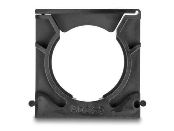 Delock - Kabelhållare - with locking clip, 34.5 mm - svart (paket om 4)