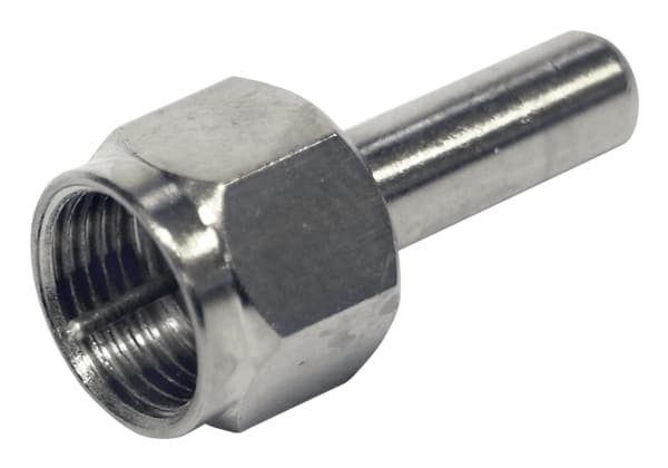Televes 3829, Torr, Typ F, Hankoppling, 75 O, Silver, 11 mm