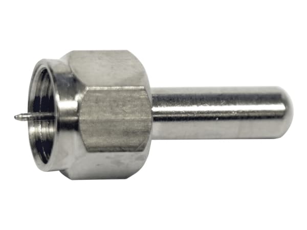 Televes 3829, Torr, Typ F, Hankoppling, 75 O, Silver, 11 mm