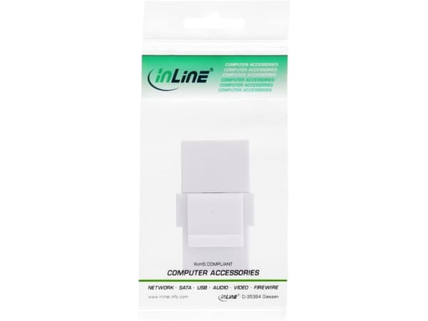 InLine Snap-in-modul - 1 USB-C-uttag - vit ( 76201W )