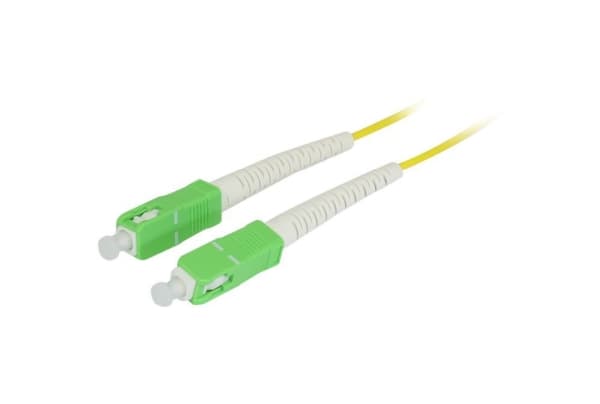 LWL1FaserPatchk 3mtrSCAPCSCAPC 9125u OS2 G657A2 AD2mm flexible Knickschutztülle Synergy21
