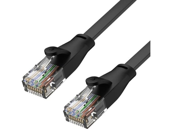 Unitek Unitek Ethernet Cat.6 flat network cable 0.3m