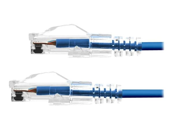 ProXtend Ultra Slim - Koblingskabel - RJ-45 (hann) til RJ-45 (hann) - 75 cm - 3.6 mm - UTP - CAT 6a - halogenfri, flertrådet - blå