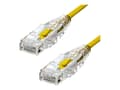 Miniatyrbild 1 av 5: ProXtend Ultra Slim - Patch-kabel - RJ-45 (hane) till RJ-45 (hane) - 3 m - 3.6 mm - UTP - CAT 6a - halogenfri, formpressad, hakfri, tvinnad - gul