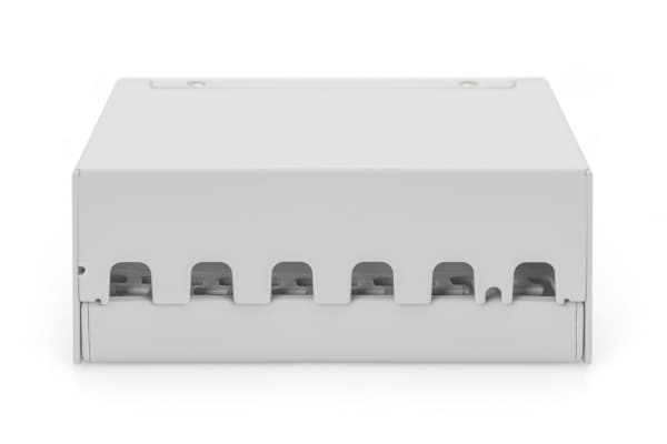 DIGITUS - Koblingspanel - modular - veggmonterbar, bordtopp - skjermet - RJ-45 X 6 - lysegrå, RAL 7035 - 1U - 10"
