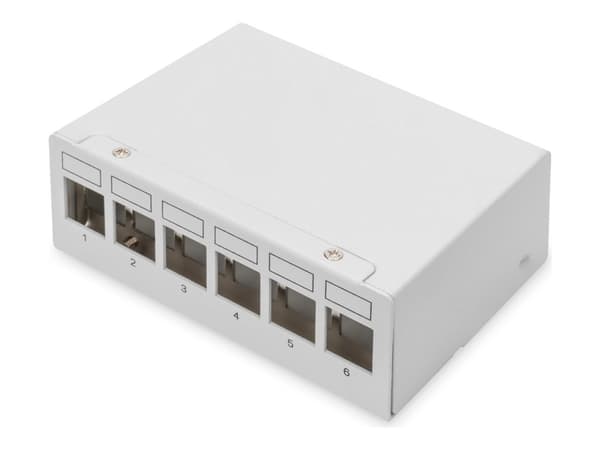 Digitus DN-93716, Harmaa, Terästä, Seinäkiinnitys, ROHS/REACH Compliance, 112 mm, 44 mm