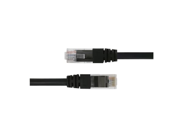 Cat6 Network cable, 1m, black