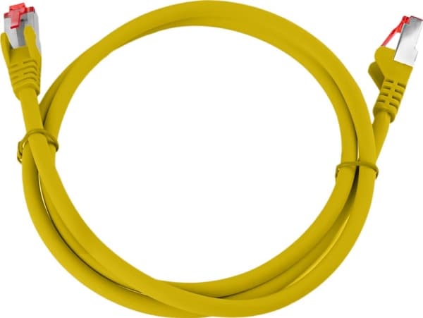 Spacetronik Cable RJ45 CAT 6 S/FTP AWG27 LSZH yellow 2m