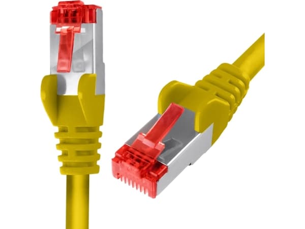 Spacetronik Cable RJ45 CAT 6 S/FTP AWG27 LSZH yellow 2m