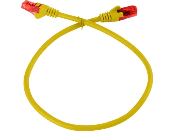 Spacetronik Cable RJ45 CAT 6 U/UTP AWG24 yellow 5m