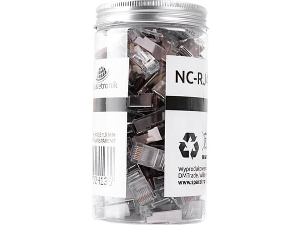 Spacetronik RJ45 cat. 5e FTP kontakt NC-RJ455FT-0 100st Spacetronik