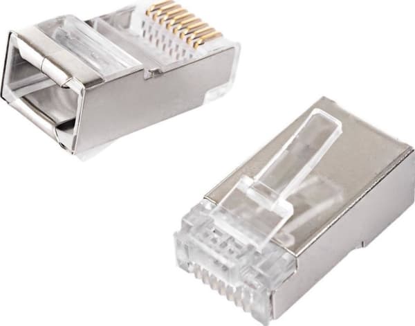 Spacetronik RJ45 cat. 5e FTP kontakt NC-RJ455FT-0 100st Spacetronik