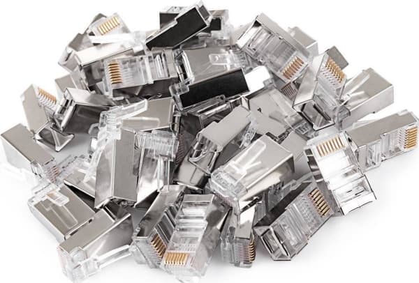 Spacetronik RJ45 cat. 5e FTP kontakt NC-RJ455FT-0 100st Spacetronik