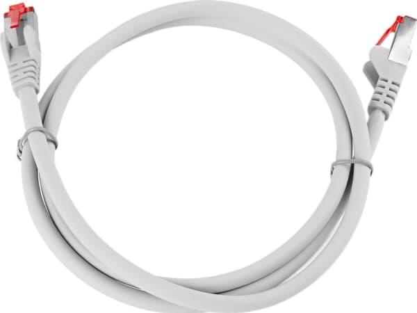 Spacetronik Kabel RJ45 CAT 6 S/FTP AWG27 LSZH biały 1m