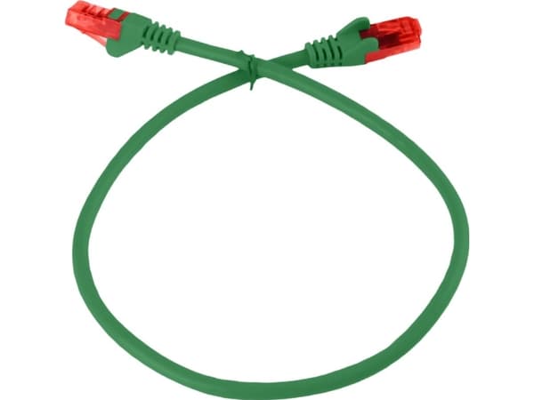 Spacetronik Kabel RJ45 CAT 6 U/UTP AWG24 zielony 5m