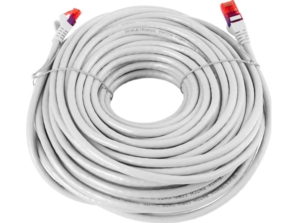 Spacetronik kaapeli RJ45 CAT 6 U/UTP AWG24 biały 25m