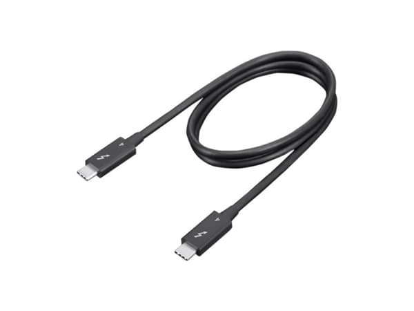 Lenovo - Thunderbolt-kabel - 24 pin USB-C (hane) till 24 pin USB-C (hane) - Thunderbolt 4 - 70 cm - 8K60Hz stöd, 4K60Hz stöd - svart